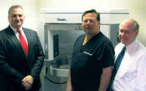 A supportive team and innovative technologyincreases dentists' options for patient care.Left to right: Michael Coletti, Dr. Arthur Schwartzand Paul Sprang, Jr.