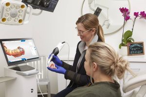 Dr. Derse with patient