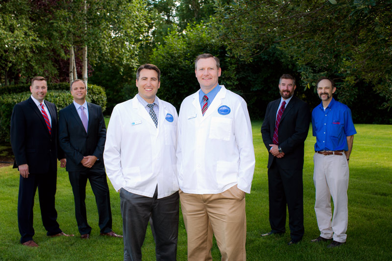 Left to right: Steve Gunson, Regional Manager; Ryan Macomb, Field Sales Consultant; Dr. Kevin Parks; Dr. Stephen Howard; Mike Roddy, Equipment &Technology Specialist; Pete Smith, Equipment Service Technician (Not Pictured: Dr. Brett Gardiner)