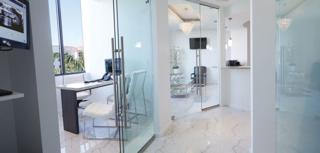 Hallway of a dental practice