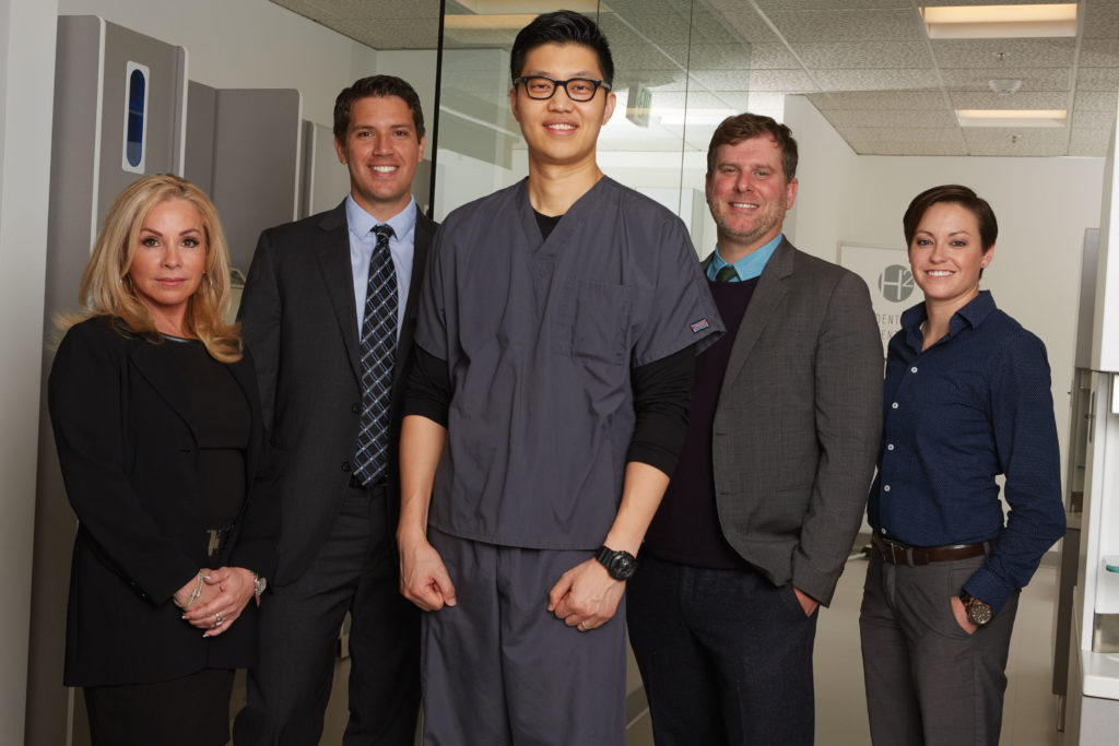 Left to Right: Eric Payne, Field Sales Consultant; Brad Pingle, Regional Manager; Veronica Williams, Regional Operations Manager; David Houser, Digital Technology Specialist; Dr. Thi Hoang; Gary Houser, Equipment Sales Specialist; Adrian Leyva, Equipment Service Technician; Jim Ford, Equipment Service Technician.