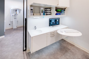 Rear treatment room view